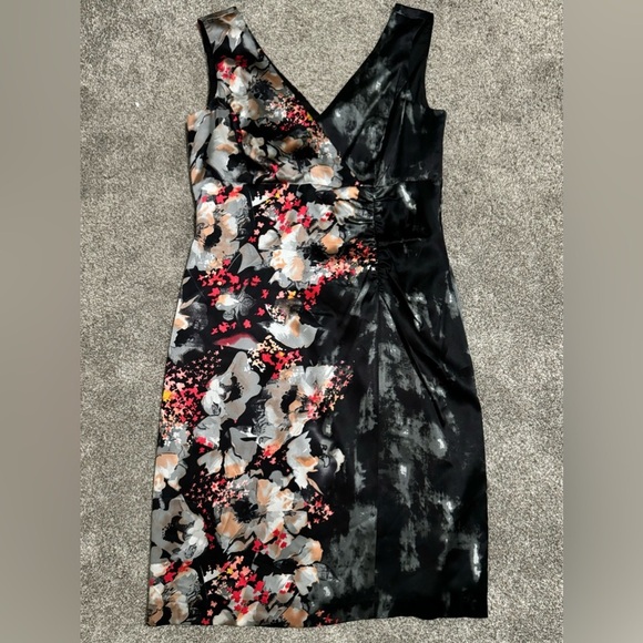 Fully Lined Donna Rocco Silk Dress Size 12 - Picture 10 of 14